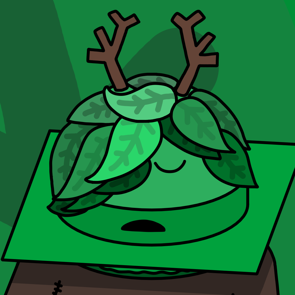 A drawing of Lily with her eyes closed